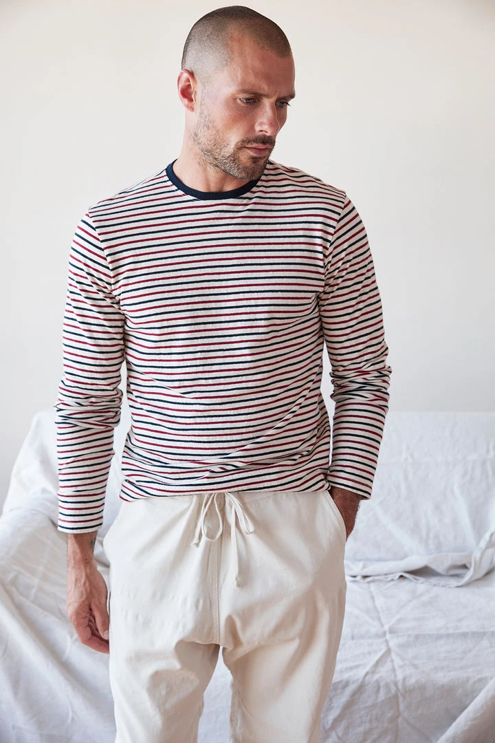 Velvet By Graham & Spencer Mens DESMOND STRIPED TEE 4 Velvet By Graham & Spencer Mens DESMOND STRIPED TEE