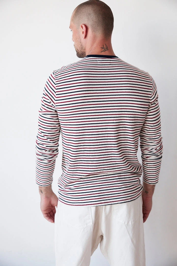 Velvet By Graham & Spencer Mens DESMOND STRIPED TEE 5 Velvet By Graham & Spencer Mens DESMOND STRIPED TEE