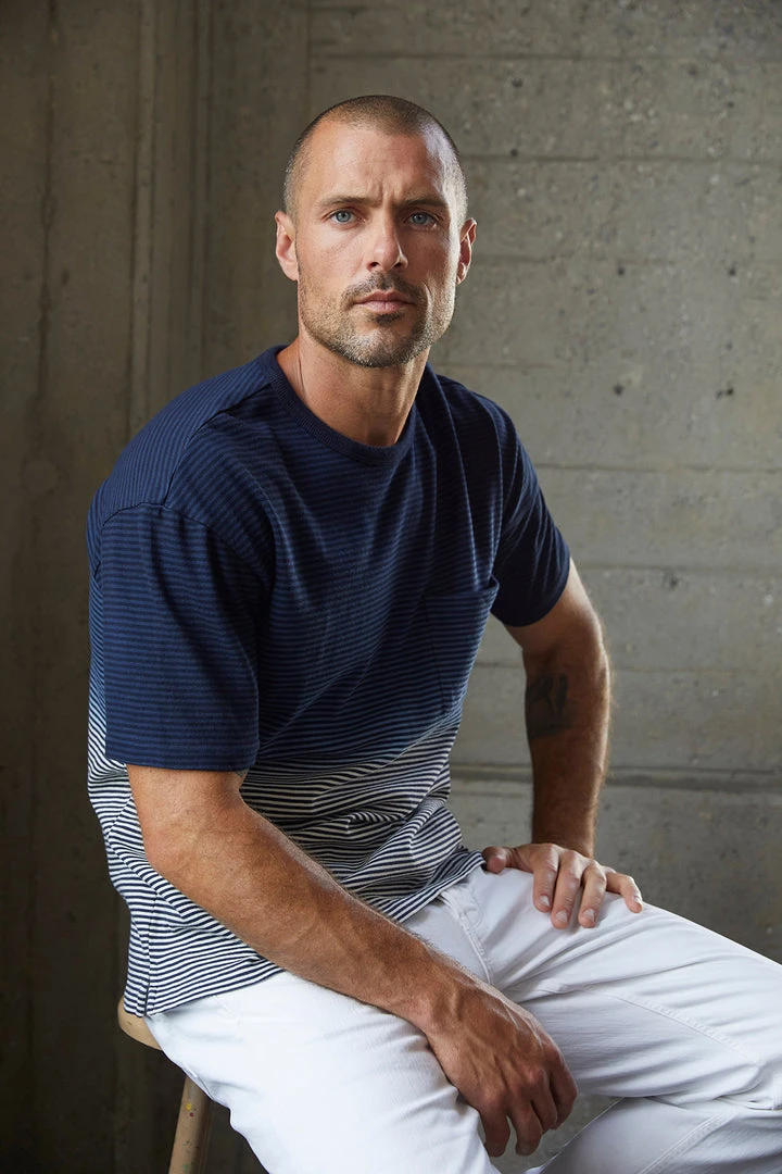 Velvet By Graham & Spencer JAMESON STRIPED POCKET TEE 3 Velvet By Graham & Spencer JAMESON STRIPED POCKET TEE