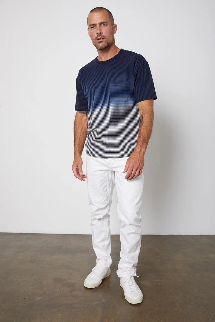 Velvet By Graham & Spencer JAMESON STRIPED POCKET TEE 4 Velvet By Graham & Spencer JAMESON STRIPED POCKET TEE