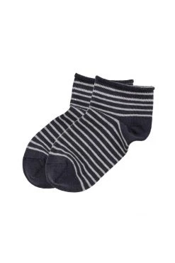 Velvet By Graham & Spencer STRIPED BOOTIE SOCK BY LITTLE RIVER SOCK MILL Accessories