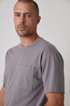 Velvet By Graham & Spencer LOGAN POCKET TEE Mens