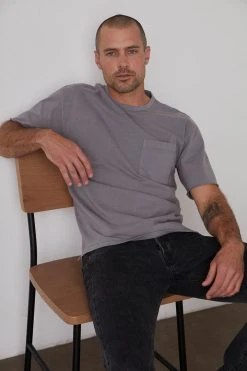 Velvet By Graham & Spencer LOGAN POCKET TEE Mens