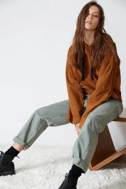 Velvet By Graham & Spencer Womens DREW VINTAGE CANVAS PANT