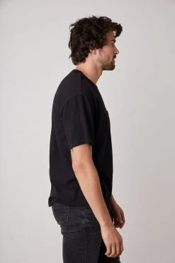 Velvet By Graham & Spencer Mens ERIK SUEDED SLUB POCKET TEE 9 Velvet By Graham & Spencer Mens ERIK SUEDED SLUB POCKET TEE