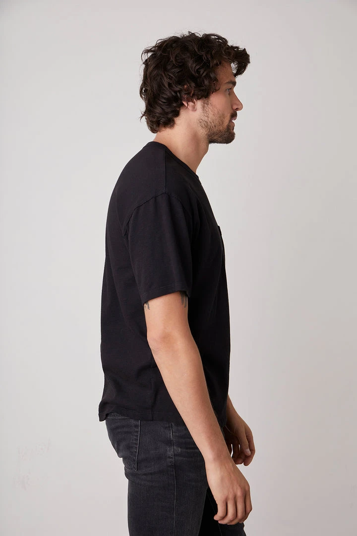 Velvet By Graham & Spencer Mens ERIK SUEDED SLUB POCKET TEE 5 Velvet By Graham & Spencer Mens ERIK SUEDED SLUB POCKET TEE