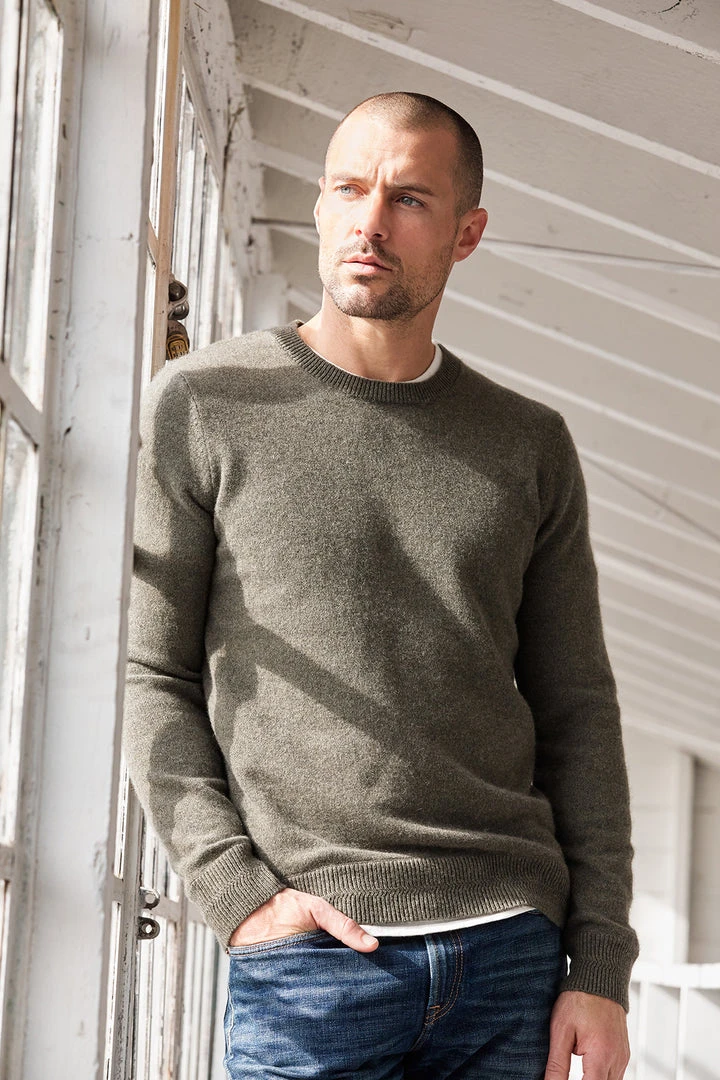 Velvet By Graham & Spencer BIRCH CASHMERE SWEATER Mens 7 Velvet By Graham & Spencer BIRCH CASHMERE SWEATER Mens