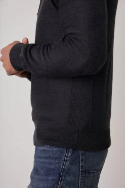 Velvet By Graham & Spencer LAMBERT MOCK NECK ZIP SWEATER 13 Velvet By Graham & Spencer LAMBERT MOCK NECK ZIP SWEATER
