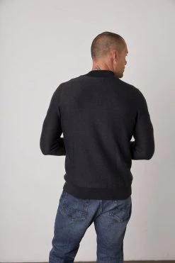 Velvet By Graham & Spencer LAMBERT MOCK NECK ZIP SWEATER 12 Velvet By Graham & Spencer LAMBERT MOCK NECK ZIP SWEATER