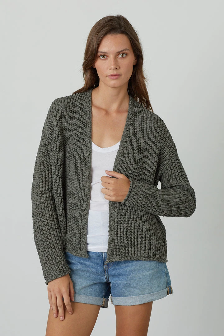 Velvet By Graham & Spencer Womens TERRAH OPEN FRONT CARDIGAN 3 Velvet By Graham & Spencer Womens TERRAH OPEN FRONT CARDIGAN