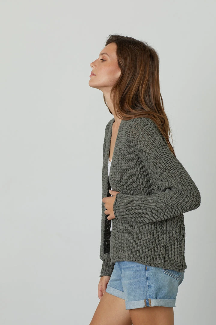 Velvet By Graham & Spencer Womens TERRAH OPEN FRONT CARDIGAN 5 Velvet By Graham & Spencer Womens TERRAH OPEN FRONT CARDIGAN