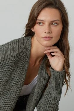 Velvet By Graham & Spencer Womens TERRAH OPEN FRONT CARDIGAN 19 Velvet By Graham & Spencer Womens TERRAH OPEN FRONT CARDIGAN