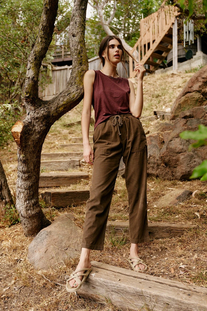 Velvet By Graham & Spencer TAURUS COTTON SLUB TANK Womens 15 Velvet By Graham & Spencer TAURUS COTTON SLUB TANK Womens