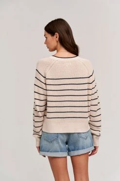 Velvet By Graham & Spencer KIERRA HENLEY SWEATER Womens