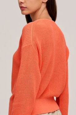 Velvet By Graham & Spencer SOLANGE TEXTURED COTTON CARDIGAN Womens 19 Velvet By Graham & Spencer SOLANGE TEXTURED COTTON CARDIGAN Womens