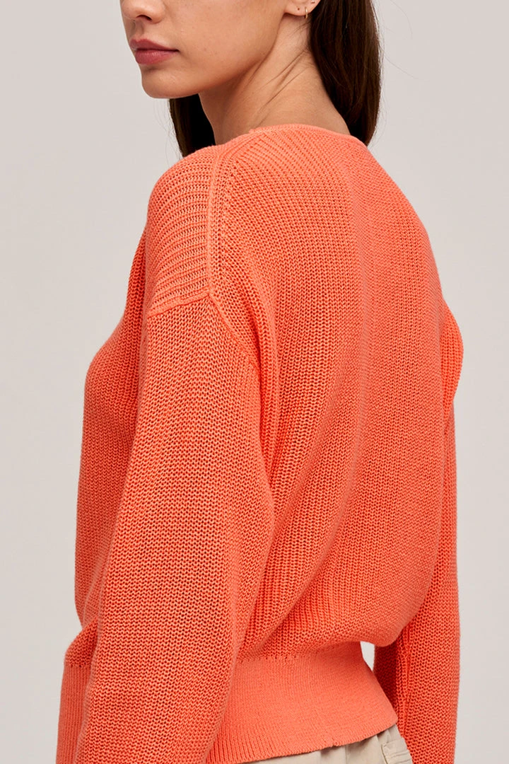 Velvet By Graham & Spencer SOLANGE TEXTURED COTTON CARDIGAN Womens 11 Velvet By Graham & Spencer SOLANGE TEXTURED COTTON CARDIGAN Womens