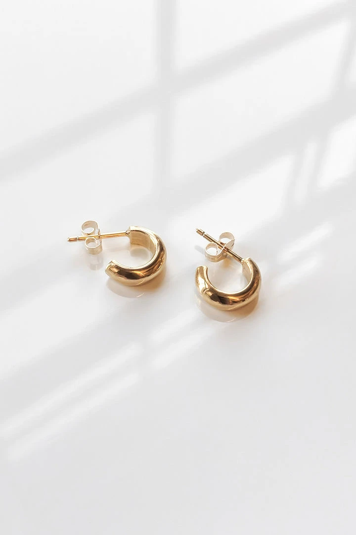 Womens VINCE CHUNKY GOLD HOOP BY THATCH 3 Womens VINCE CHUNKY GOLD HOOP BY THATCH