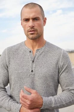 Velvet By Graham & Spencer ANTHONY THERMAL HENLEY Mens