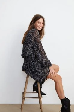 Velvet By Graham & Spencer KIRSTEN PRINTED DRESS 11 Velvet By Graham & Spencer KIRSTEN PRINTED DRESS