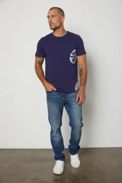 Velvet By Graham & Spencer Mens ASHER CREW NECK TEE