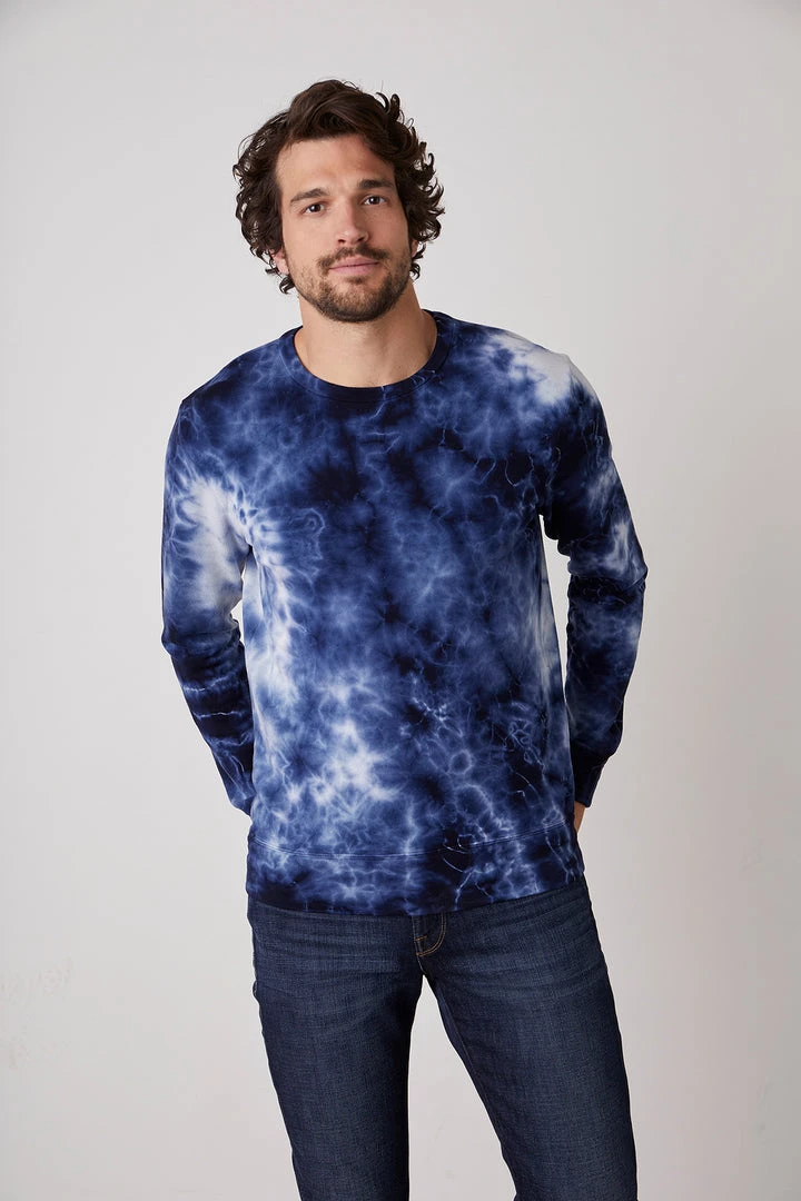 Velvet By Graham & Spencer Mens TREVOR TIE DYE SWEATSHIRT 4 Velvet By Graham & Spencer Mens TREVOR TIE DYE SWEATSHIRT