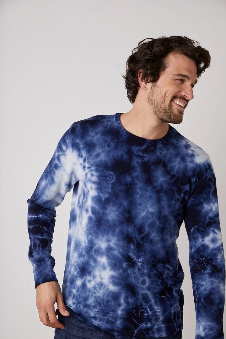 Velvet By Graham & Spencer Mens TREVOR TIE DYE SWEATSHIRT 7 Velvet By Graham & Spencer Mens TREVOR TIE DYE SWEATSHIRT