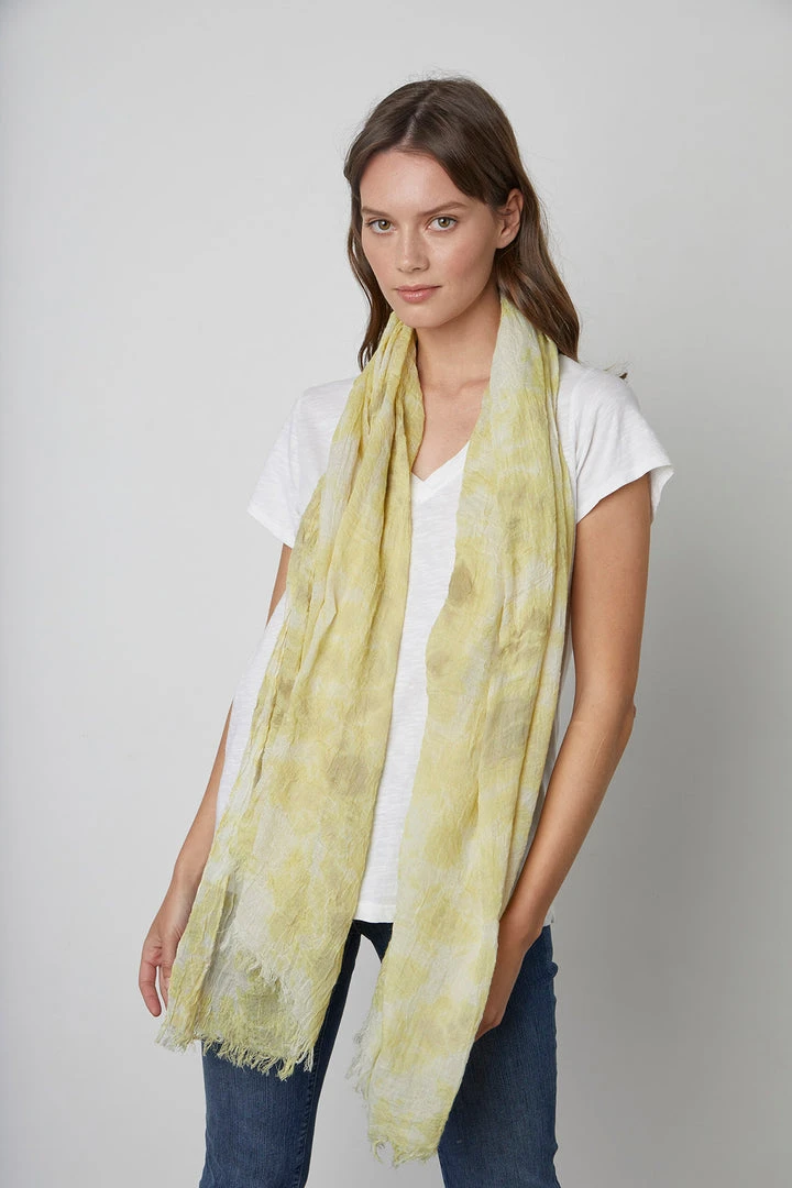 Velvet By Graham & Spencer Womens CHLOE TIE DYE SCARF 9 Velvet By Graham & Spencer Womens CHLOE TIE DYE SCARF