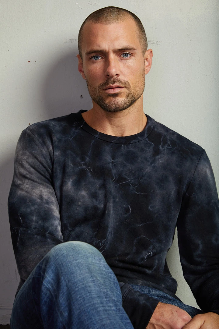 Velvet By Graham & Spencer Mens TREVOR TIE DYE SWEATSHIRT 9 Velvet By Graham & Spencer Mens TREVOR TIE DYE SWEATSHIRT