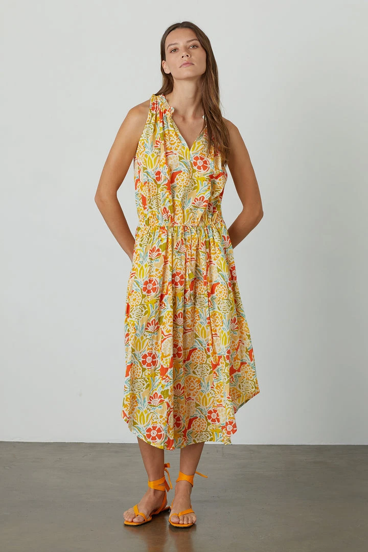 Velvet By Graham & Spencer Womens RAMONA PRINTED TANK DRESS 4 Velvet By Graham & Spencer Womens RAMONA PRINTED TANK DRESS