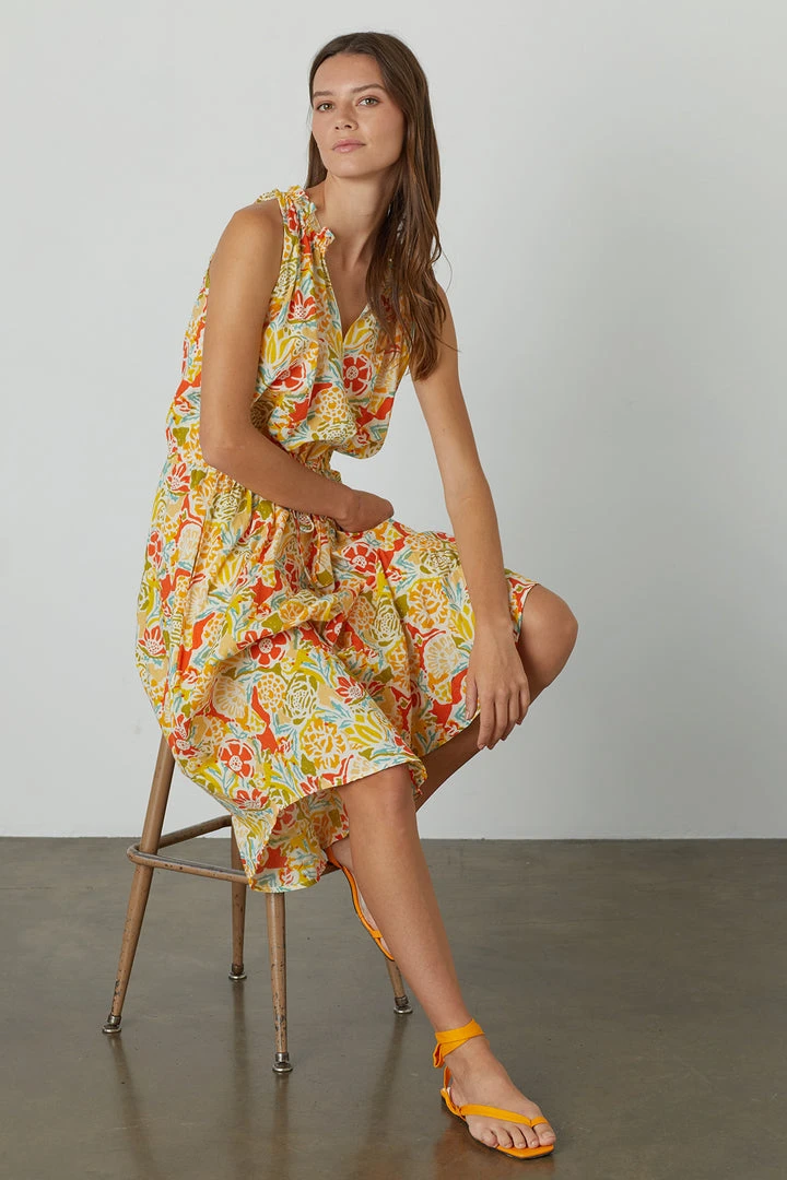 Velvet By Graham & Spencer Womens RAMONA PRINTED TANK DRESS 7 Velvet By Graham & Spencer Womens RAMONA PRINTED TANK DRESS