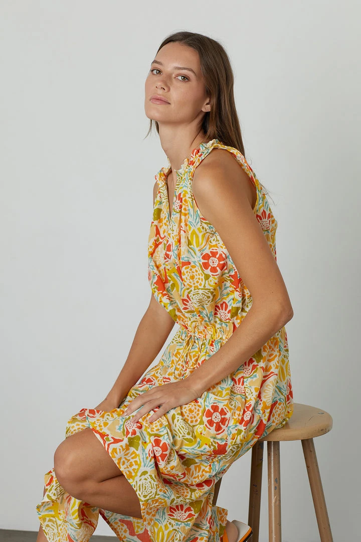 Velvet By Graham & Spencer Womens RAMONA PRINTED TANK DRESS 3 Velvet By Graham & Spencer Womens RAMONA PRINTED TANK DRESS