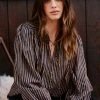 Velvet By Graham & Spencer Womens TRUDIE STRIPED TOP 1 Velvet By Graham & Spencer Womens TRUDIE STRIPED TOP