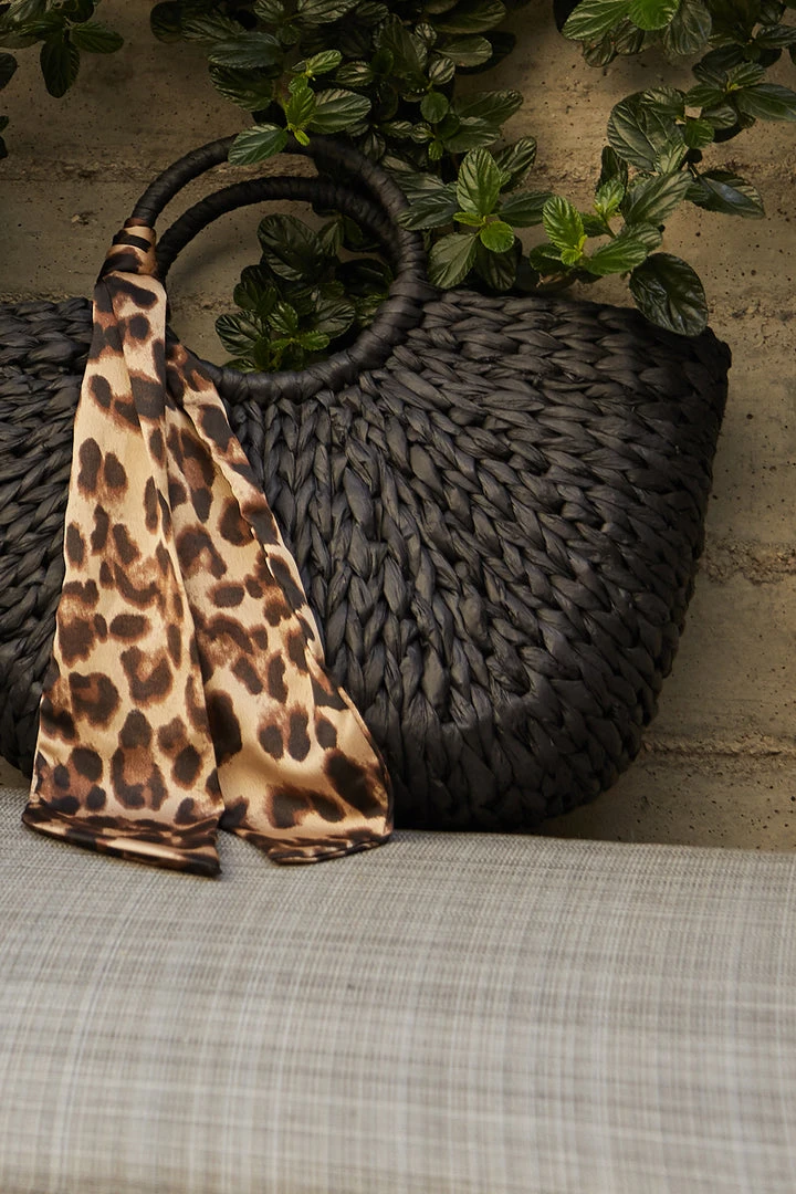 Velvet By Graham & Spencer EVE ROUND HANDLE LEOPARD SCARF TOTE Womens 3 Velvet By Graham & Spencer EVE ROUND HANDLE LEOPARD SCARF TOTE Womens