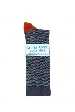 Accessories TEXTURED HERRINGBONE CREW SOCK BY LITTLE RIVER SOCK MILL 56 Accessories TEXTURED HERRINGBONE CREW SOCK BY LITTLE RIVER SOCK MILL