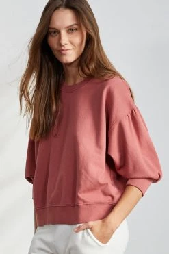 Velvet By Graham & Spencer MAUREEN 3/4 SLEEVE SWEATSHIRT 11 Velvet By Graham & Spencer MAUREEN 3/4 SLEEVE SWEATSHIRT