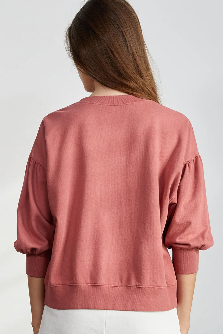 Velvet By Graham & Spencer MAUREEN 3/4 SLEEVE SWEATSHIRT 6 Velvet By Graham & Spencer MAUREEN 3/4 SLEEVE SWEATSHIRT