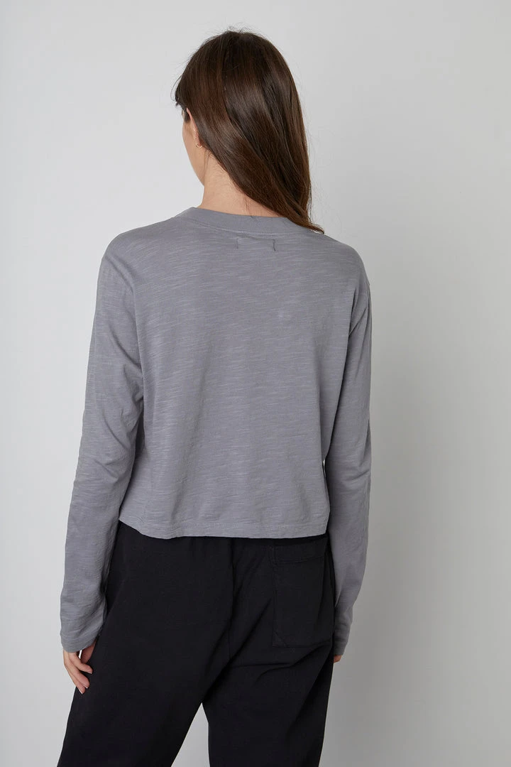 Velvet By Graham & Spencer CORDIE CROPPED CREW NECK TEE 6 Velvet By Graham & Spencer CORDIE CROPPED CREW NECK TEE