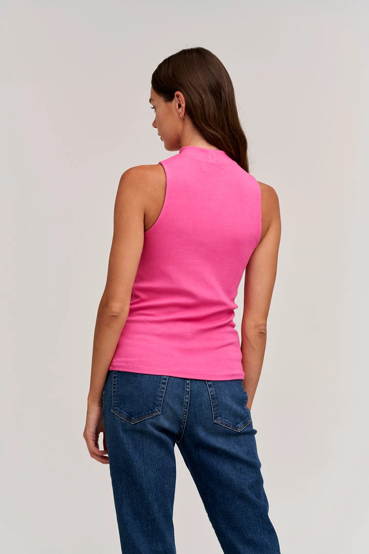 Velvet By Graham & Spencer PAULETTE MOCK NECK TANK TOP Womens 11 Velvet By Graham & Spencer PAULETTE MOCK NECK TANK TOP Womens