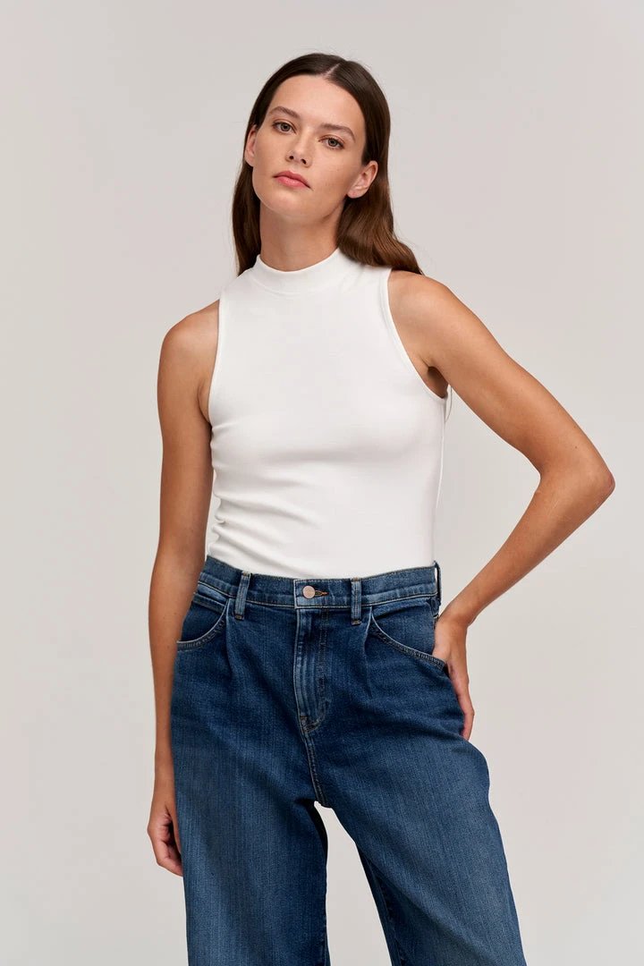 Velvet By Graham & Spencer PAULETTE MOCK NECK TANK TOP Womens 5 Velvet By Graham & Spencer PAULETTE MOCK NECK TANK TOP Womens