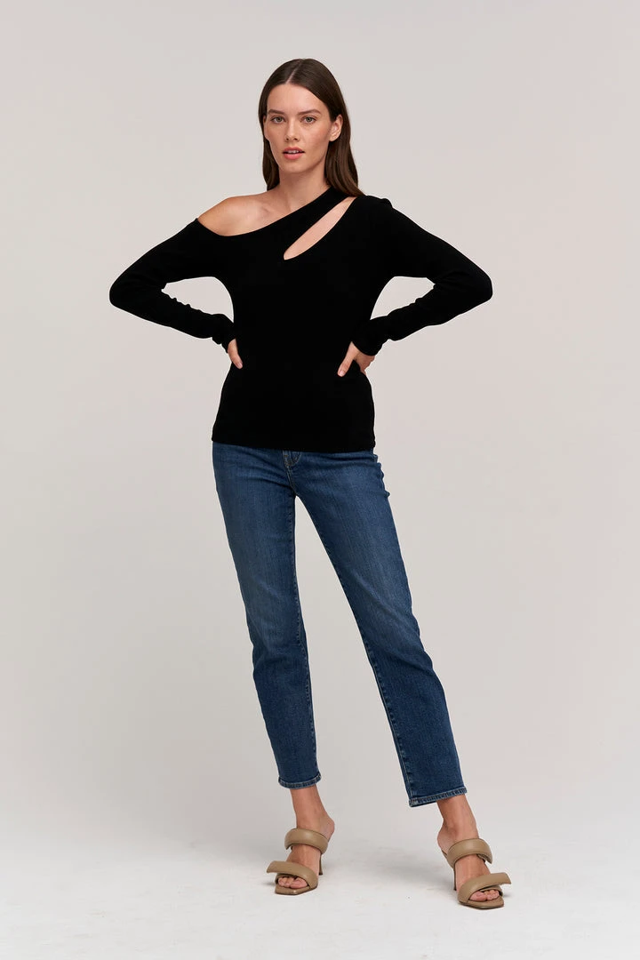 Velvet By Graham & Spencer Womens ROSALINA CUT OUT TOP 4 Velvet By Graham & Spencer Womens ROSALINA CUT OUT TOP