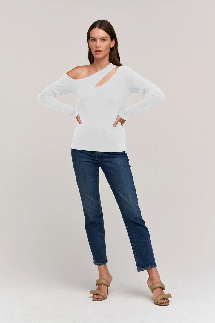 Velvet By Graham & Spencer Womens ROSALINA CUT OUT TOP 8 Velvet By Graham & Spencer Womens ROSALINA CUT OUT TOP