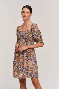 Velvet By Graham & Spencer ESTELLA FLORAL PRINT DRESS Womens