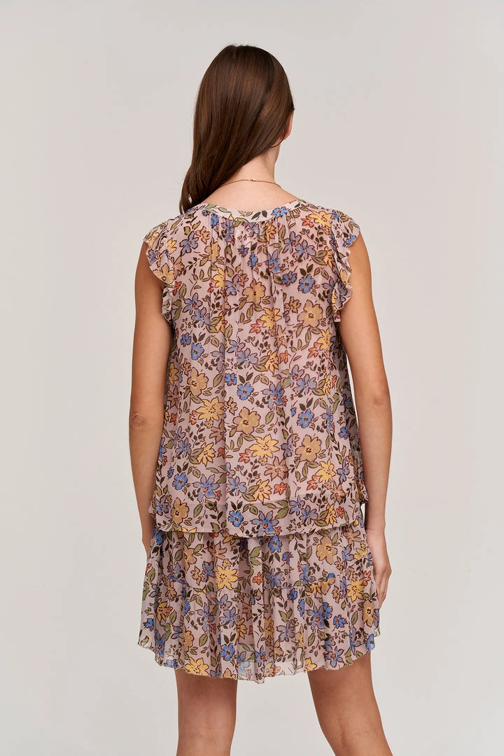 Velvet By Graham & Spencer Womens STEPHANIE PRINTED BLOUSE 7 Velvet By Graham & Spencer Womens STEPHANIE PRINTED BLOUSE