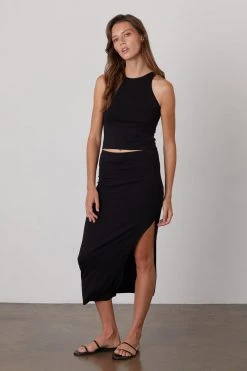 Velvet By Graham & Spencer ELLA MIDI SKIRT