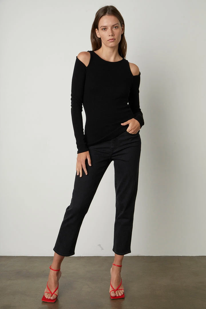 Velvet By Graham & Spencer VICTORIA HI RISE STRAIGHT LEG JEAN 12 Velvet By Graham & Spencer VICTORIA HI RISE STRAIGHT LEG JEAN