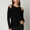 Velvet By Graham & Spencer EMMA CUT-OUT TOP Womens 2 Velvet By Graham & Spencer EMMA CUT-OUT TOP Womens