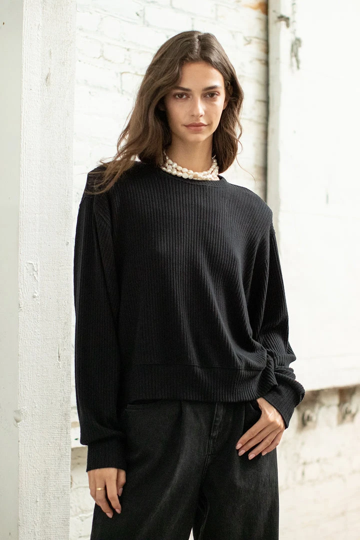 Velvet By Graham & Spencer VISTA CREW NECK TOP Womens 4 Velvet By Graham & Spencer VISTA CREW NECK TOP Womens