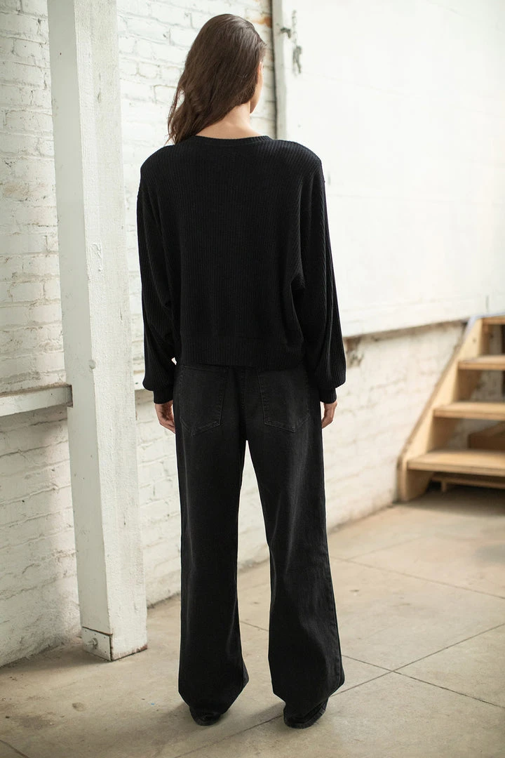 Velvet By Graham & Spencer VISTA CREW NECK TOP Womens 6 Velvet By Graham & Spencer VISTA CREW NECK TOP Womens