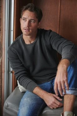 Velvet By Graham & Spencer Mens MATTS OMBRE FLEECE SWEATSHIRT 20 Velvet By Graham & Spencer Mens MATTS OMBRE FLEECE SWEATSHIRT