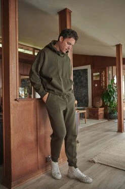 Velvet By Graham & Spencer Mens LEWIS BRUSHED FLEECE JOGGER 16 Velvet By Graham & Spencer Mens LEWIS BRUSHED FLEECE JOGGER